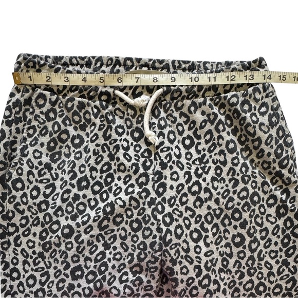 Zara Trafaluc Gray and Black Leopard Print Lightweight Joggers Size Medium - Picture 12 of 16